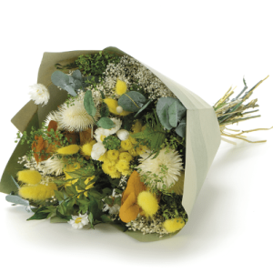 Bouquet Seco Preservado Amarillo